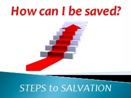 How can I be saved?