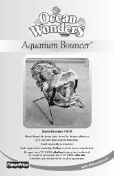 Aquarium Bouncer Model Number  Please keep this instruction sheet for future reference