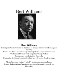Bert Williams
