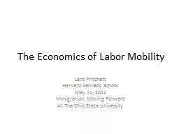 The Economics of Labor Mobility