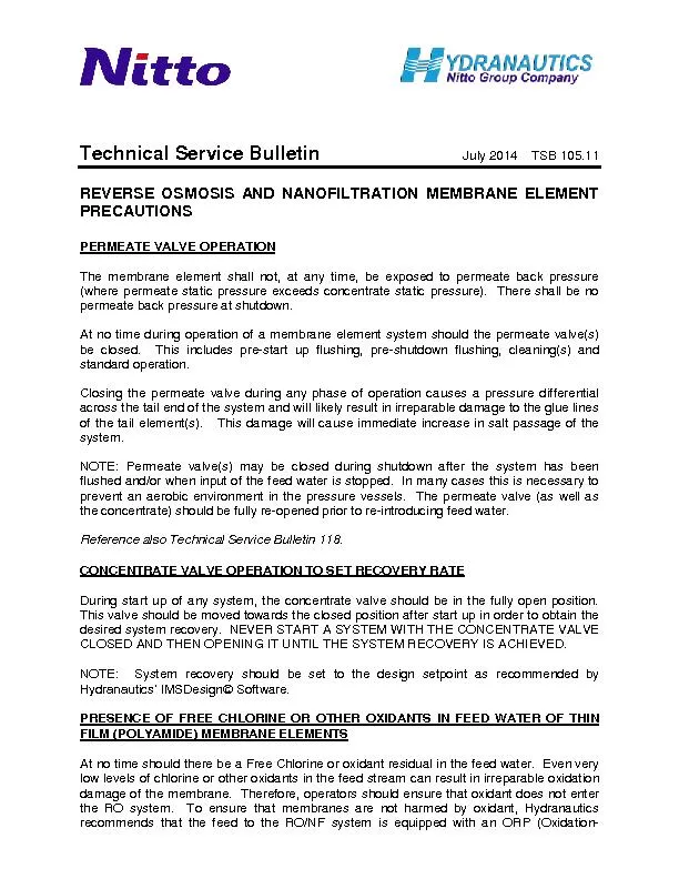 Technical Service Bulletin