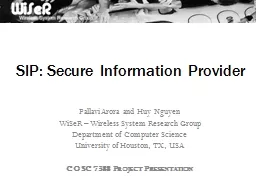 SIP: Secure Information Provider