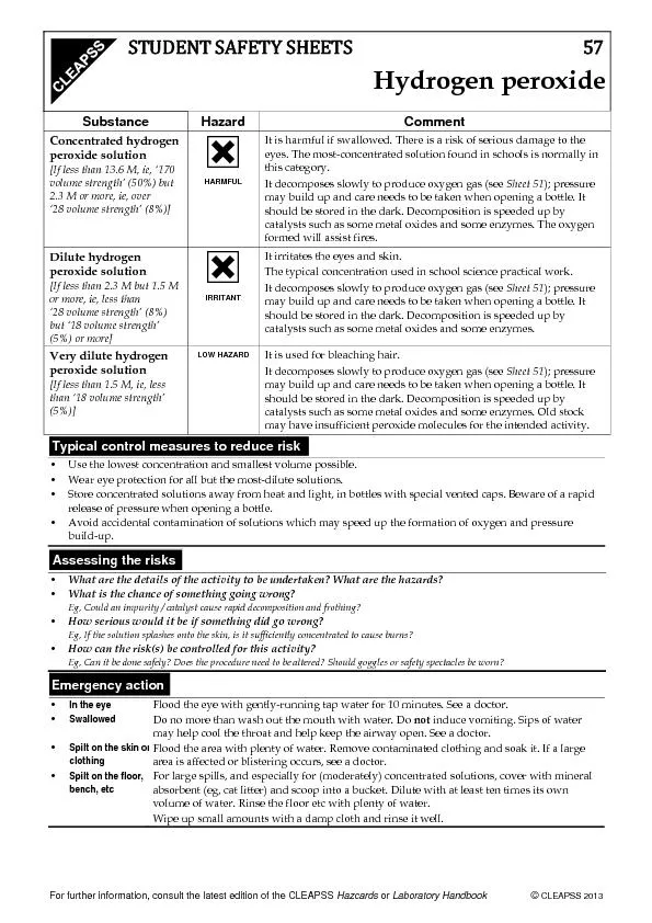 STUDENT	SAFETY	SHEETS57