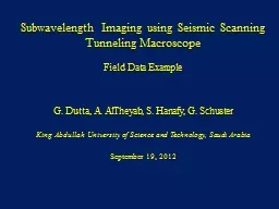 Subwavelength Imaging using Seismic Scanning Tunneling Macr