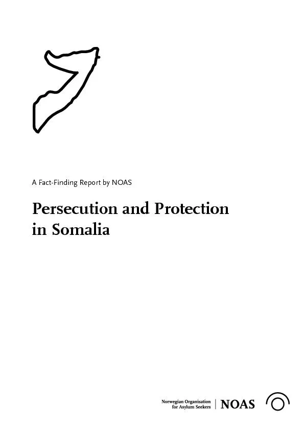 Persecution and Protection in SomaliaA Fact-Finding Report by NOAS
...