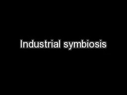 Industrial symbiosis