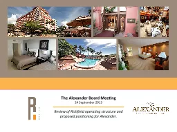The Alexander Board Meeting