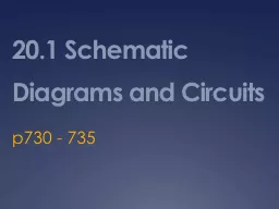 20.1 Schematic Diagrams and Circuits