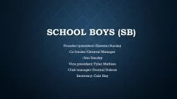 School boys (sb)