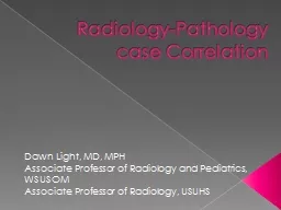Radiology-Pathology case Correlation