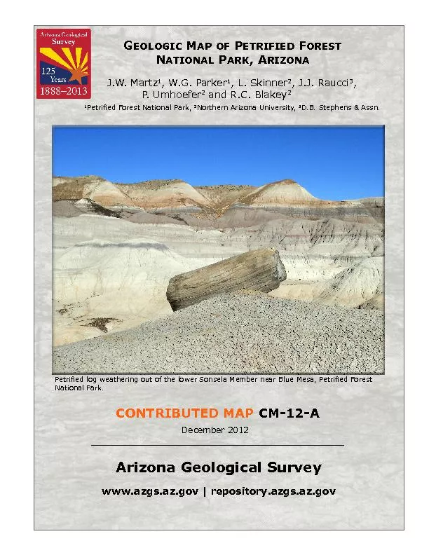 Arizona Geological Surveywww.azgs.az.gov | repository.azgs.az.gov
...