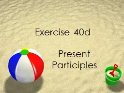 Exercise 40d