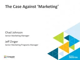 The Case Against ‘Marketing’