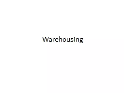 Warehousing