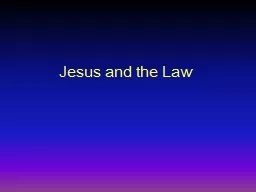 Jesus and the Law