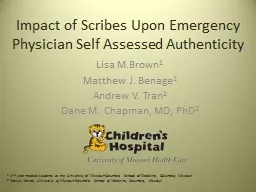 Impact of Scribes Upon Emergency Physician Self Assessed Au