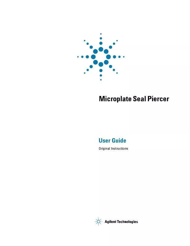 sMicroplate Seal Piercer