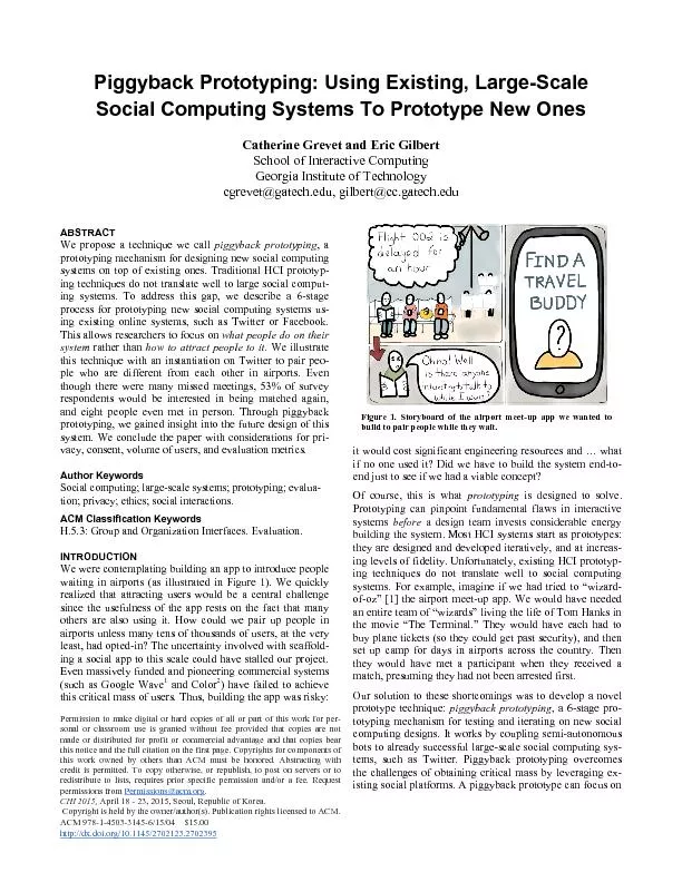 Author Keywords Social computing; largescale systems; prototyping; eva