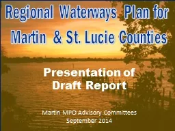 Regional Waterways Plan for