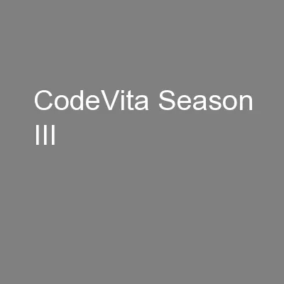 CodeVita Season III