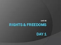 Rights & Freedoms