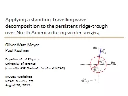 Applying a standing-travelling wave decomposition to the pe