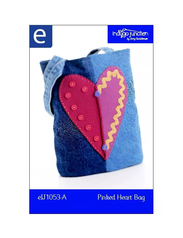Pinked Heart Bag