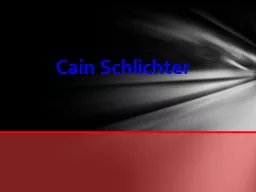 Cain Schlichter