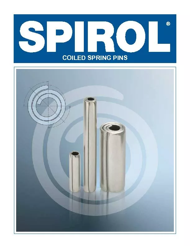 COILED SPRING PINS