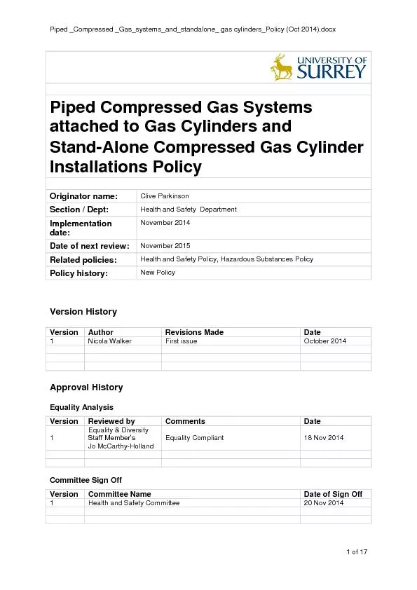 Piped _Compressed _Gas_systems_and_standalone_ gas cylinders_Policy (O