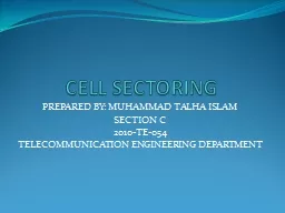 CELL SECTORING