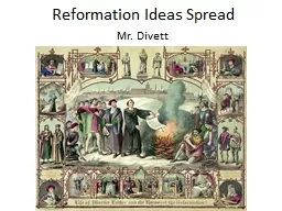 Reformation Ideas Spread