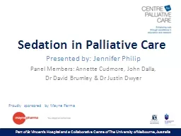 Sedation in Palliative Care