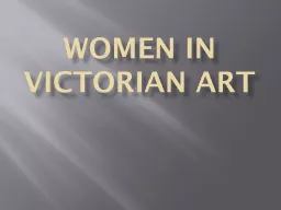 Women in Victorian Art