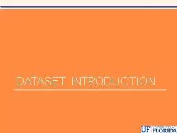 Dataset introduction
