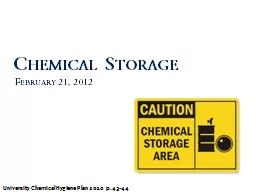 University Chemical Hygiene Plan 2010  p.