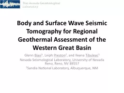 Body and Surface Wave Seismic Tomography for Regional Geoth