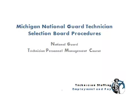 Michigan National Guard Technician