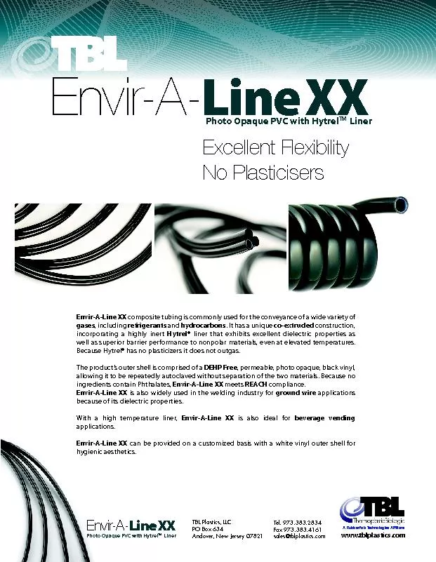 Envir-A-Line XXPhoto Opaque PVC with Hytrel