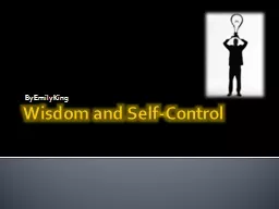 Wisdom and Self-Control