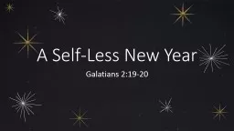 A Self-Less New Year