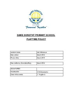 DAME DOROTHY PRIMARY SCHOOL