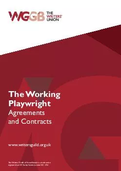 The Working Playwright