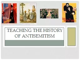 Teaching the History of Antisemitism