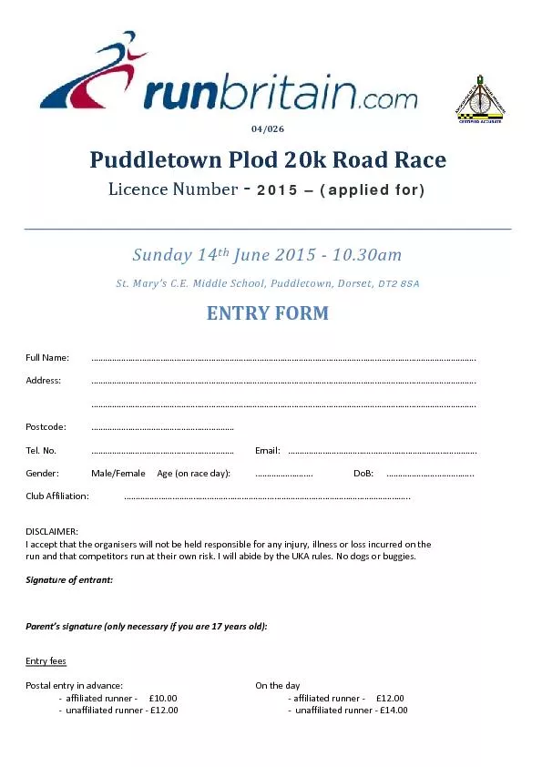PuddletownRoadRace