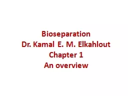 Bioseparation