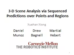 3-D Scene Analysis via Sequenced Predictions over Points an