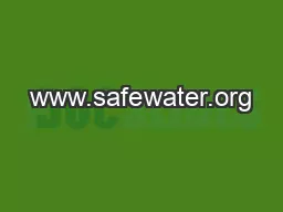 www.safewater.org