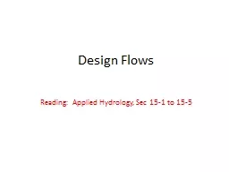 Design Flows