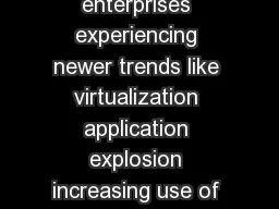 Cyberoam NextGeneration Security for Enterprises With enterprises experiencing newer trends